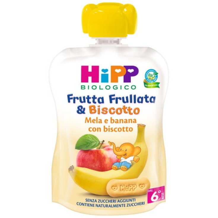 Fruit Blend & HiPP Organic Biscuit Apple Banana 90g