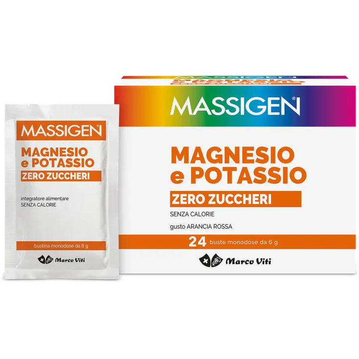 Massigen Magnesium And Potassium 24 + 6 Sachets