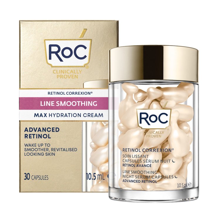 RETINOL CORREXION® Line Smoothing Night Serum ROC 30 Capsules