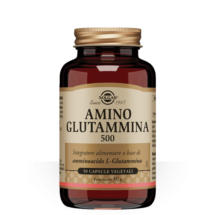 AMINO GLUTAMINA 500 SOLGAR® 50 Vegetarian Capsules