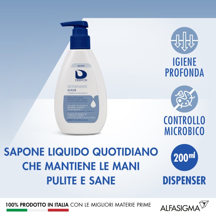 DERMON Microbial Control Hand Cleanser 200ml