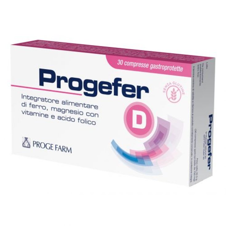 Progefer D PROGE FARM® 30 Gastroprotected Tablets
