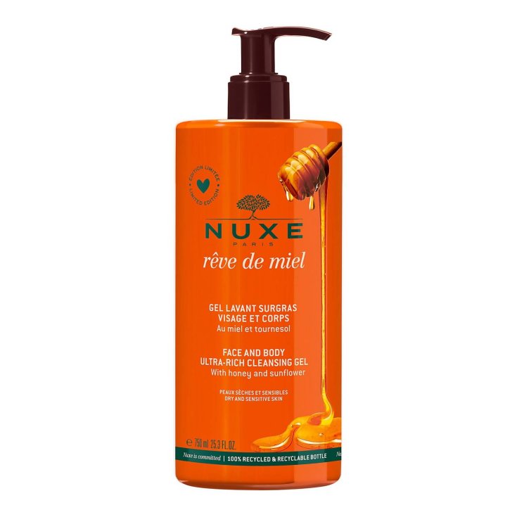 Rêve De Miel® Face And Body Cleansing Gel With Honey Limited Edition Nuxe 750ml