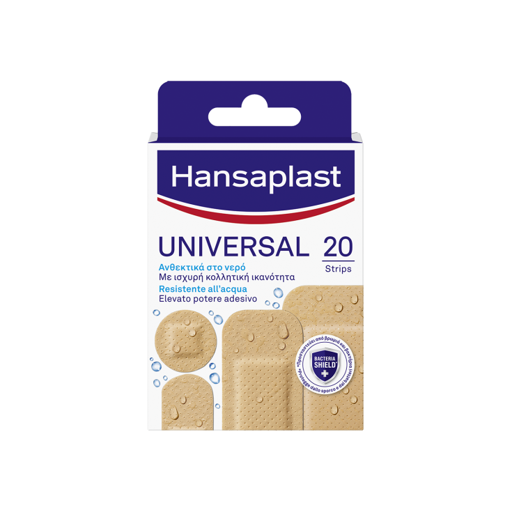 Elastoplast Universal Plasters 4 Assorted Sizes 20 Pieces