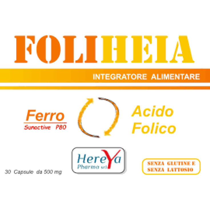 Foliheia Hereya Pharma 30 Capsules Of 500mg