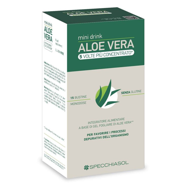 Aloe Vera Minidrink Specchiasol 15 Single-dose sachets