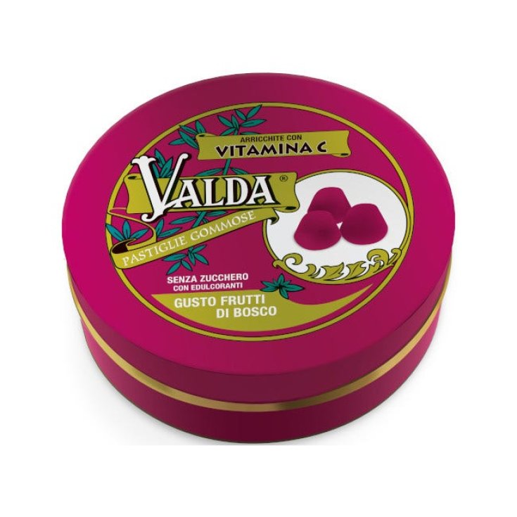 Gummy Pastilles With Berries With Vitamin C Valda 50g