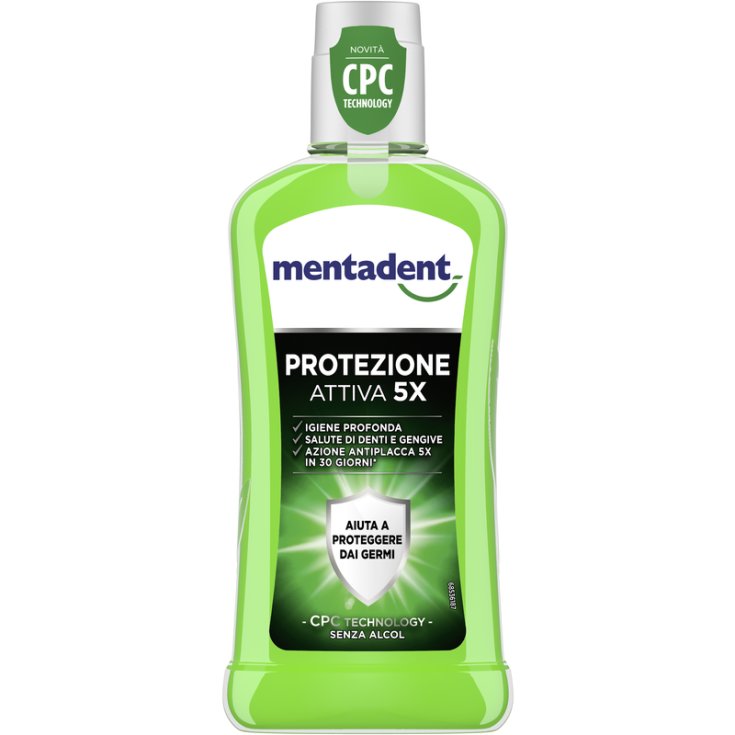 MENTADENT Active Protection Mouthwash 5X 400ml