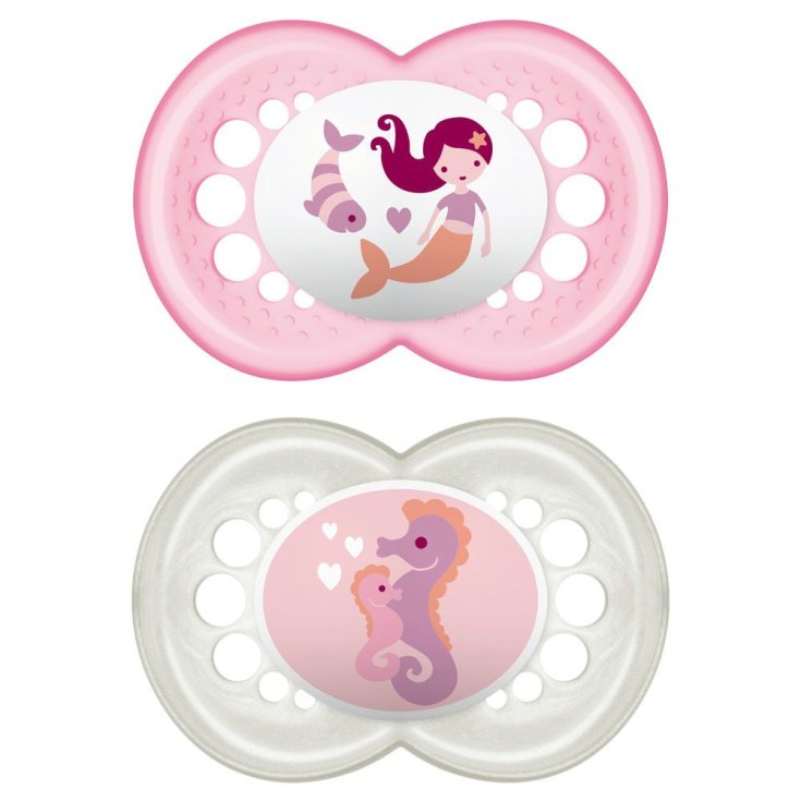 MAM Original 6+ Female Rubber Soother 2 Pieces