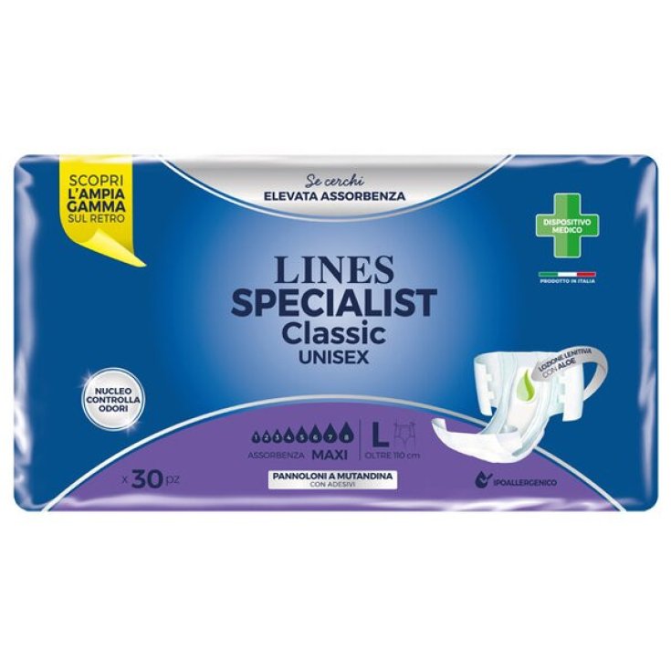 LINES SPECIALIST Classic UNISEX MAXI L 30 Pieces
