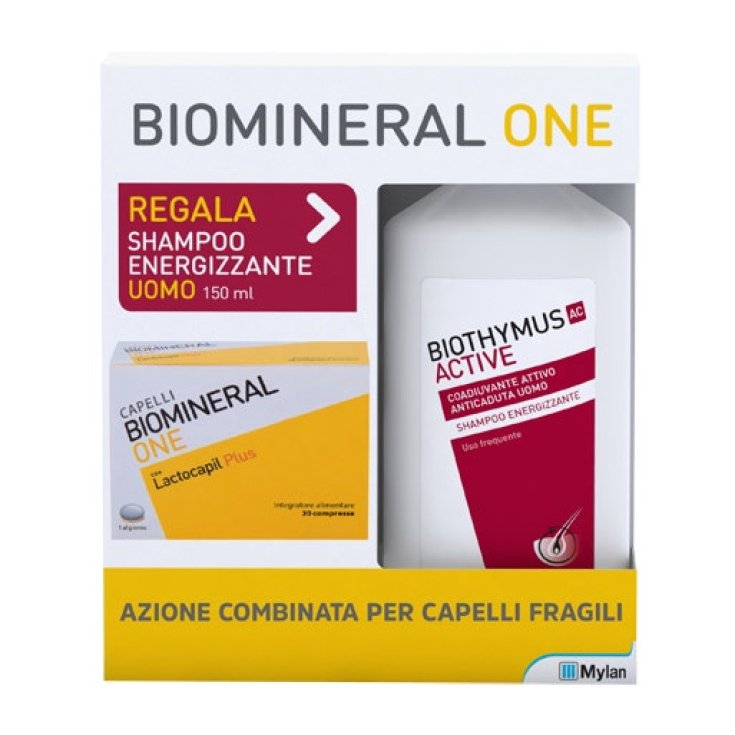 BIOMINERAL ONE LACTOCAPIL + BIOTHYMUS AC ACTIVE Energizing Shampoo for Men
