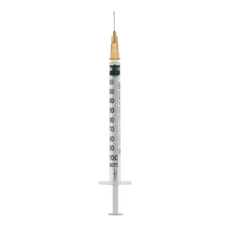 Syringe 1ml For Insulin With Needle G26 13mm Farmatexa® SofTouch Med + s® 100 Pieces