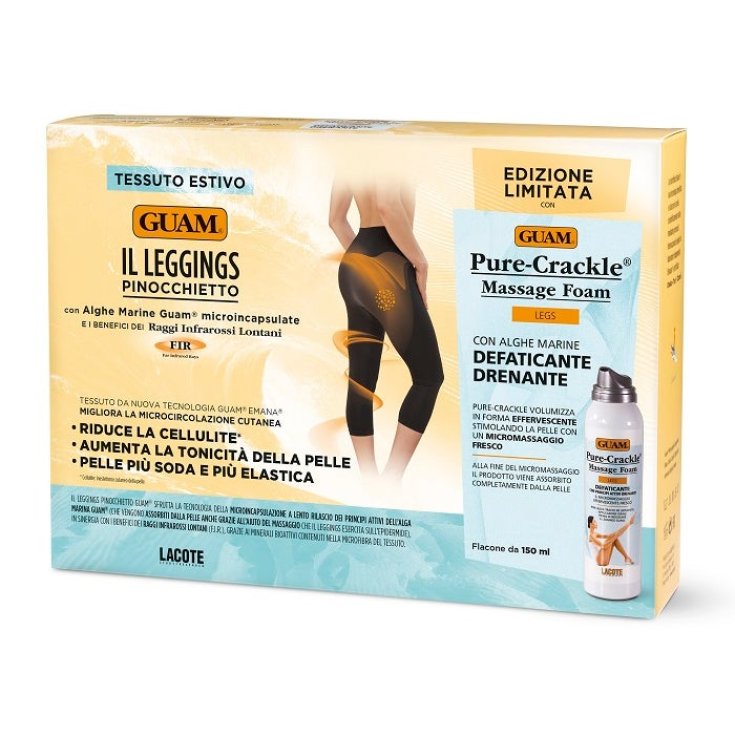 The Leggings Capris XS-S + Draining Massage Foam 150ml GUAM