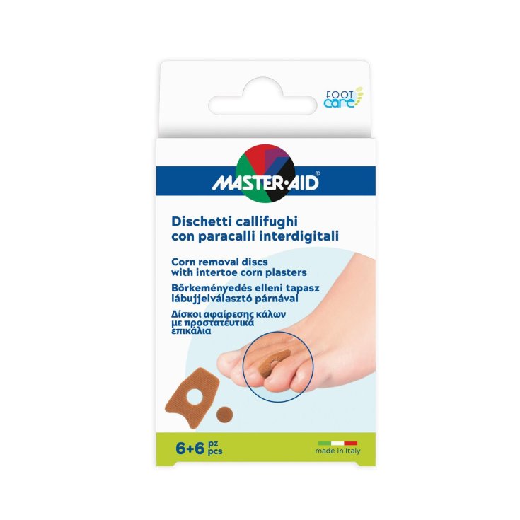 Callifughi Disks With FootCare Master-Aid® 6 + 6 Piece Pads