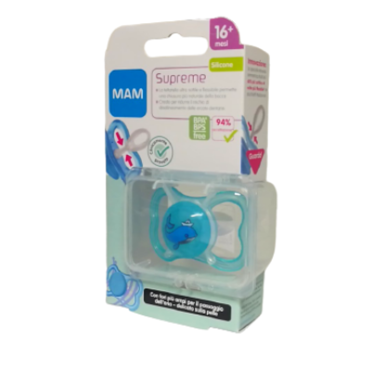 Supreme MAM 16+ Months 1 Light Blue Soother