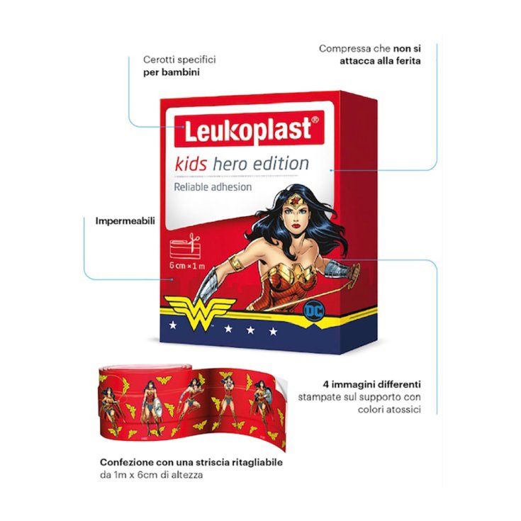 Kids Hero Edition 1mx6cm Leukoplast® 1 Patch In Strip