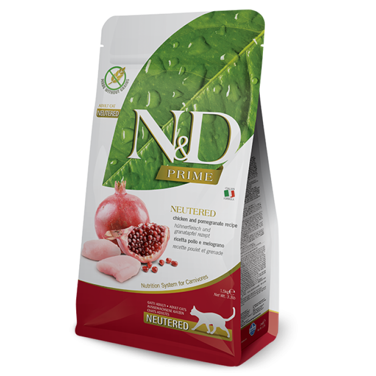 N&D PRIME CAT NEUTERED Chicken and Pomegranate 1,5Kg