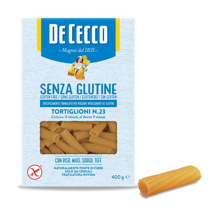 Tortiglioni N.23 Gluten Free De Cecco 400g