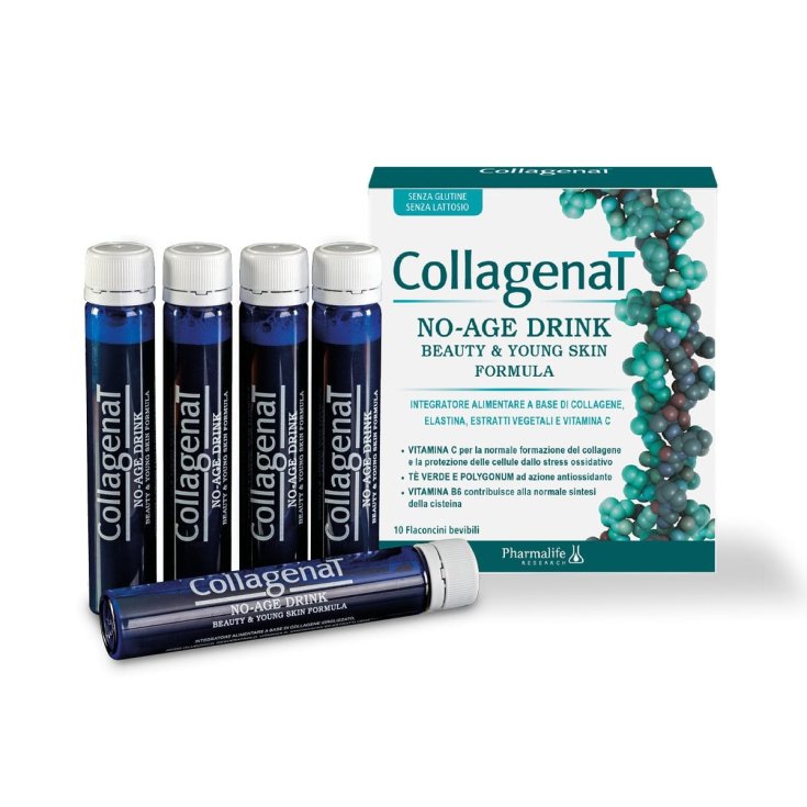 CollagenaT NO-AGE DRINK Pharmalife 10 Ampoules