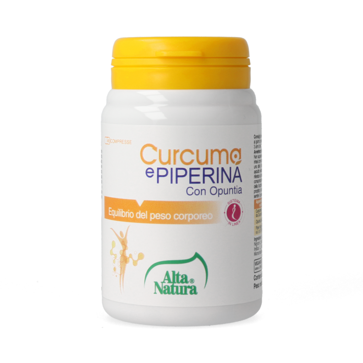 Turmeric and Piperine with Opuntia Alta Natura® 45 Tablets