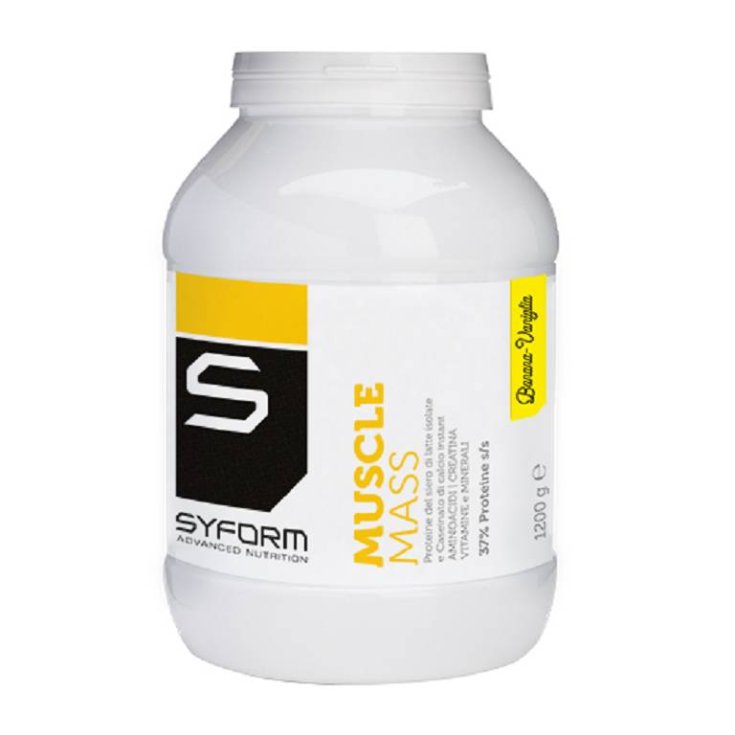 MUSCLE MASS SYFORM Banana Vanilla 1200g