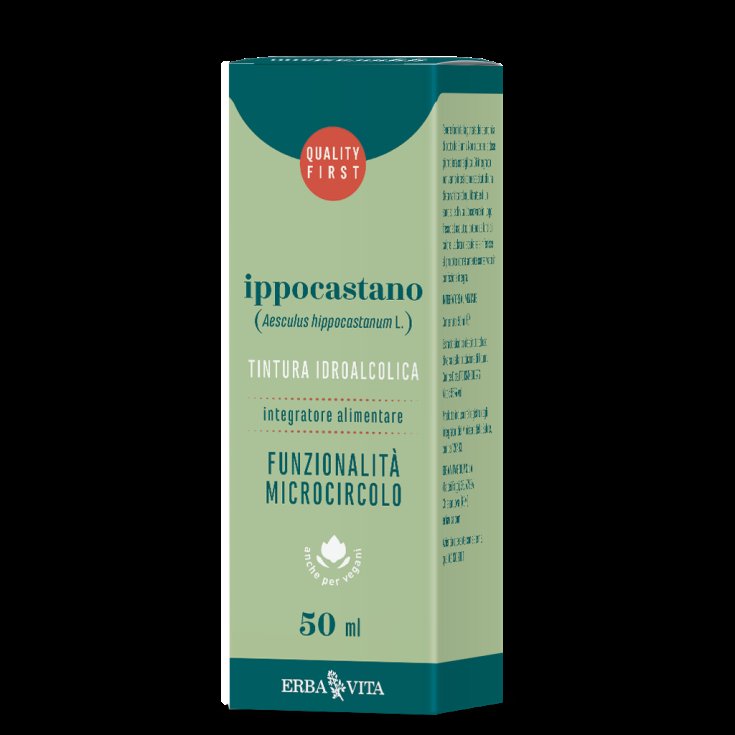 Horse Chestnut Semi Hydroalcoholic Tincture Erba Vita 50ml