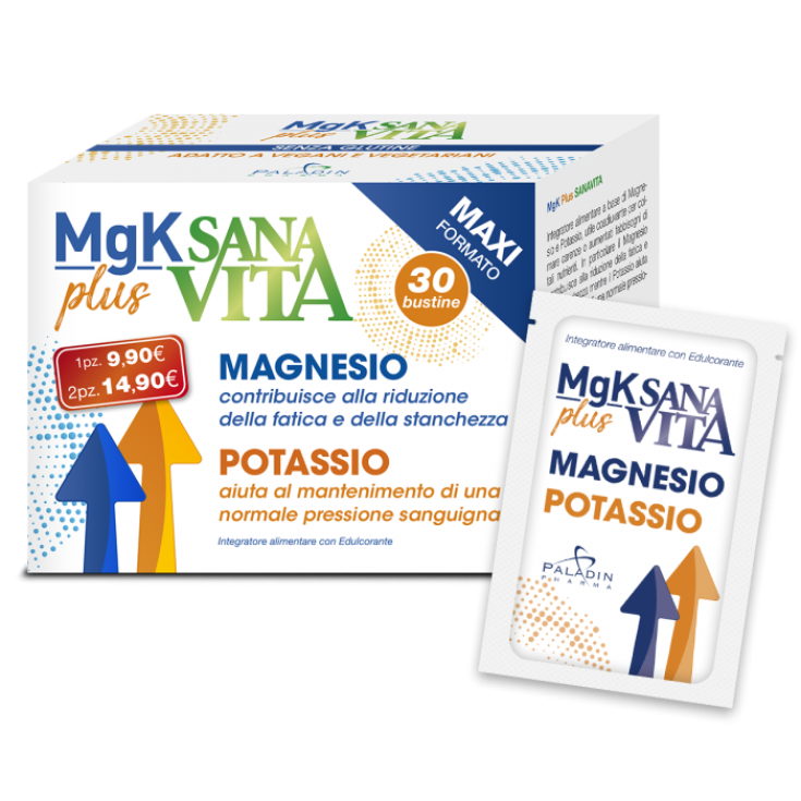 MGK Plus Magnesium Potassium SANAVITA 30 Sachets