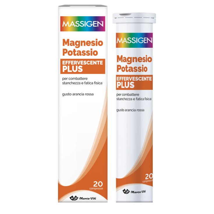 Magnesium And Potassium Effervescent Plus Massigen 20 Tablets