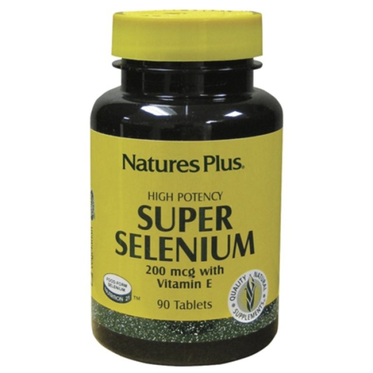 Super Selenium with Vitamin E Natures Plus 90 Tablets