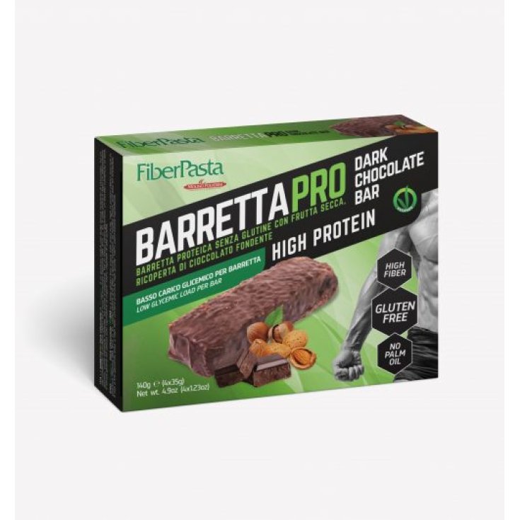 Pro Dark Chocolate FiberPasta® Bar 4x35g