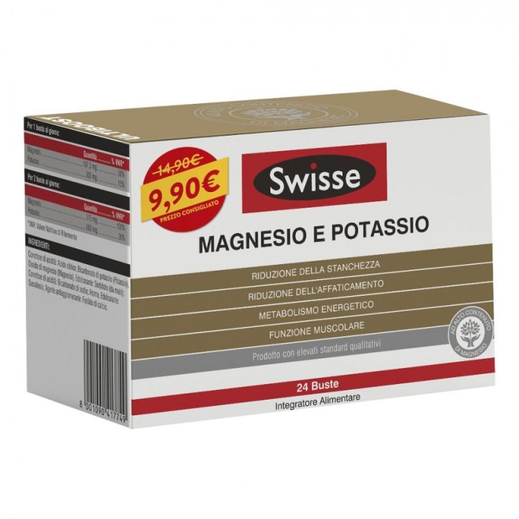 Magnesium and Potassium SWISSE 24 Sachets PROMO