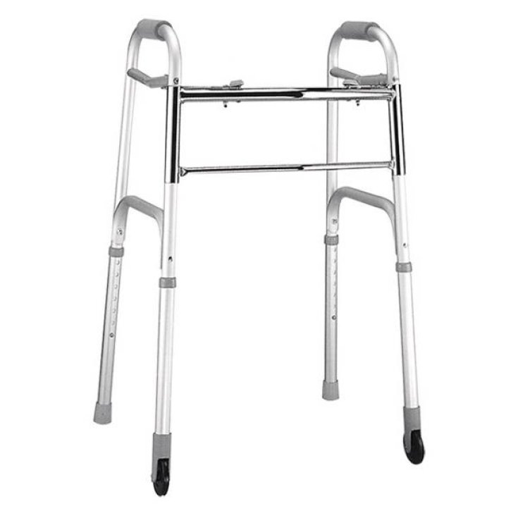 Walker With Fixed Wheels Basic Pharmacare 1 Piece