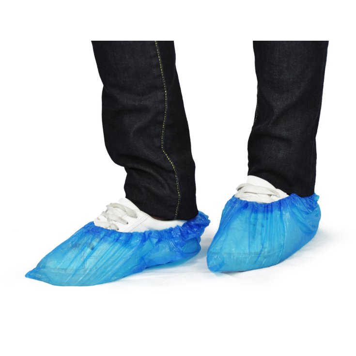 Disposable Bericah Light Blue Shoe Covers 100 Pieces