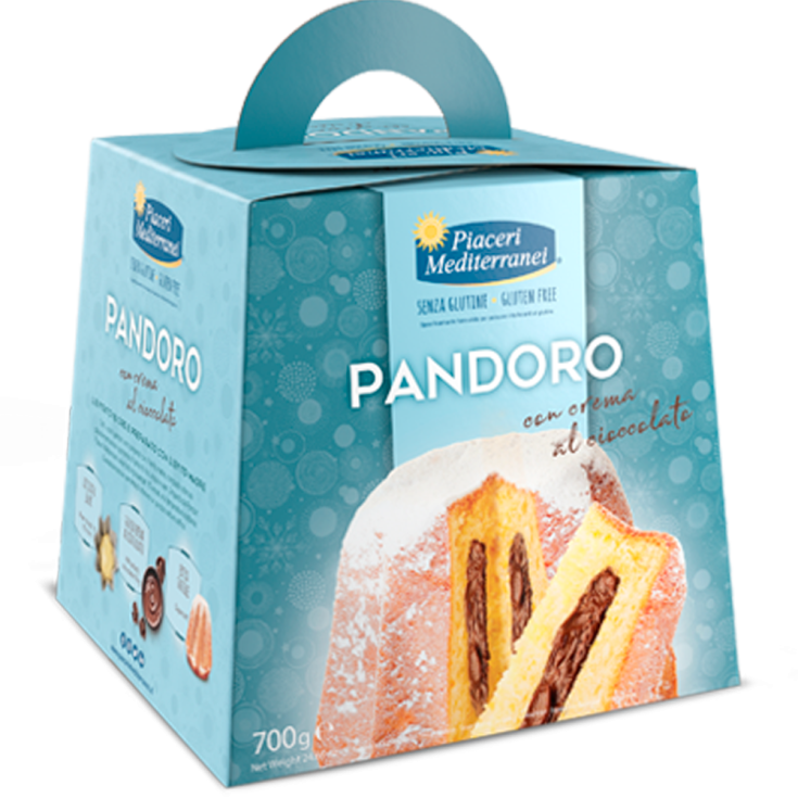 Pandoro With Chocolate Cream Piaceri Mediterranei 700g