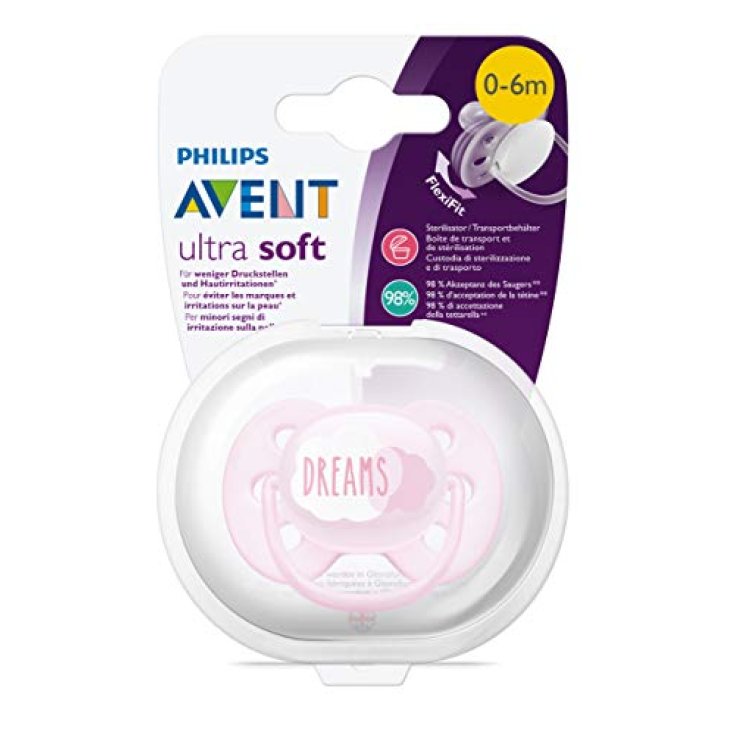 Ultra Soft Philips Avent 0-6M Pink