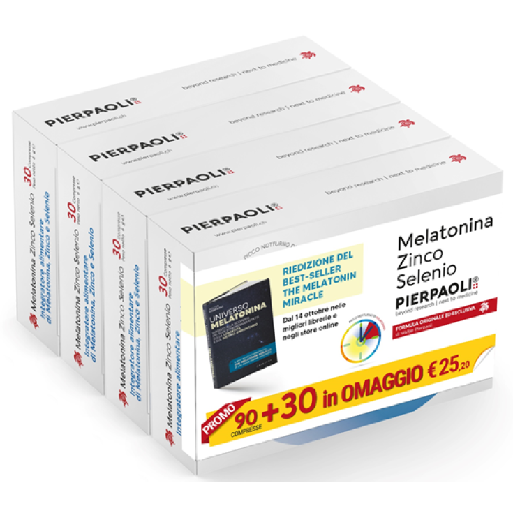 Melatonin Zinc Selenium Pierpaoli 120 Tablets