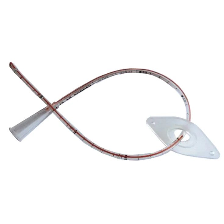 Ureterocutaneostomy Catheter Blunt Tip Round Flange CH10