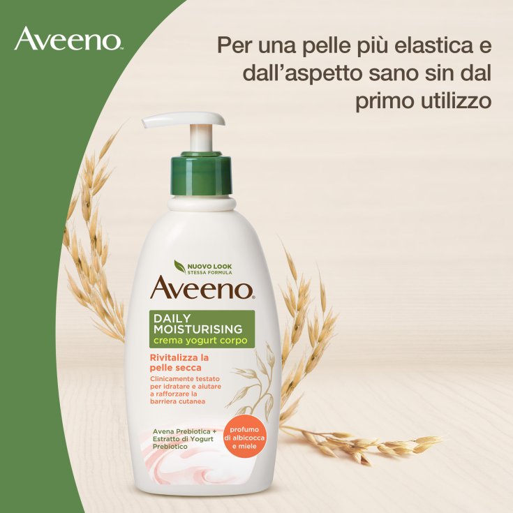 Aveeno Apricot Yogurt Body Cream 300ml