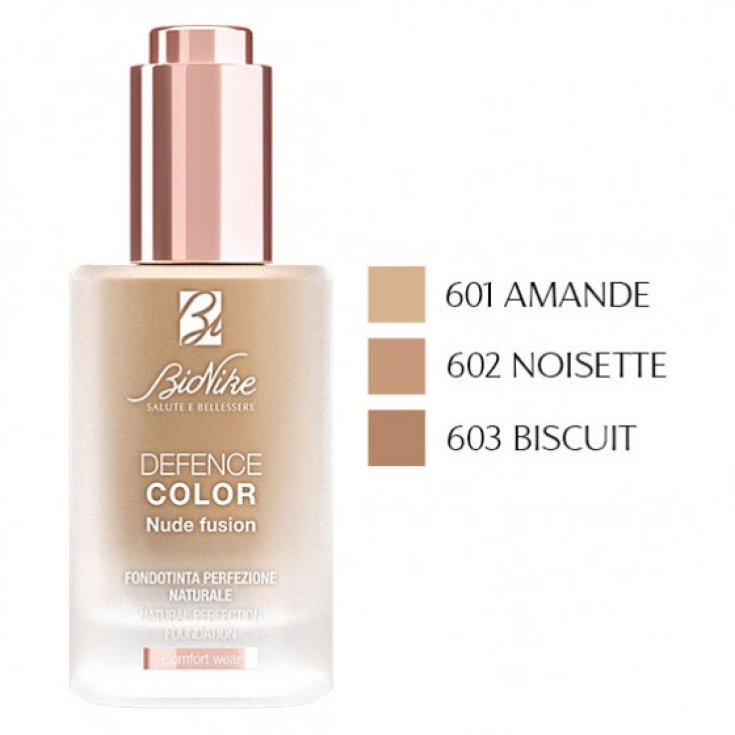 Natural Perfection Foundation Nude Fusion DEFENSE COLOR BioNike 603 Biscuit 30ml