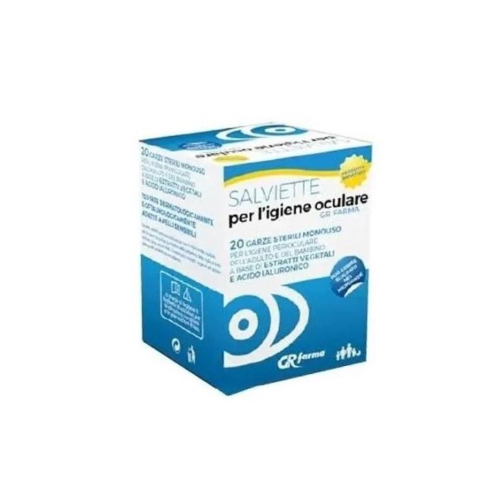 WIPES for Ocular Hygiene GR Farma 20 Sterile Disposable Wipes