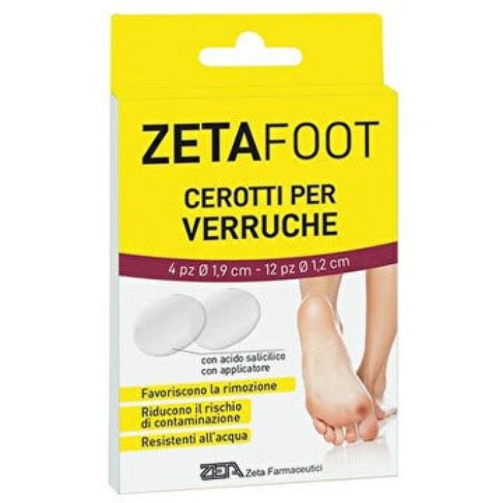 ZetaFoot Patches For Assorted Warts Zeta Farmaceutici 16 Pieces