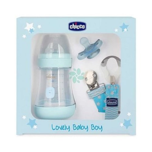 Lovely Baby Set Light Blue CHICCO - Loreto Pharmacy