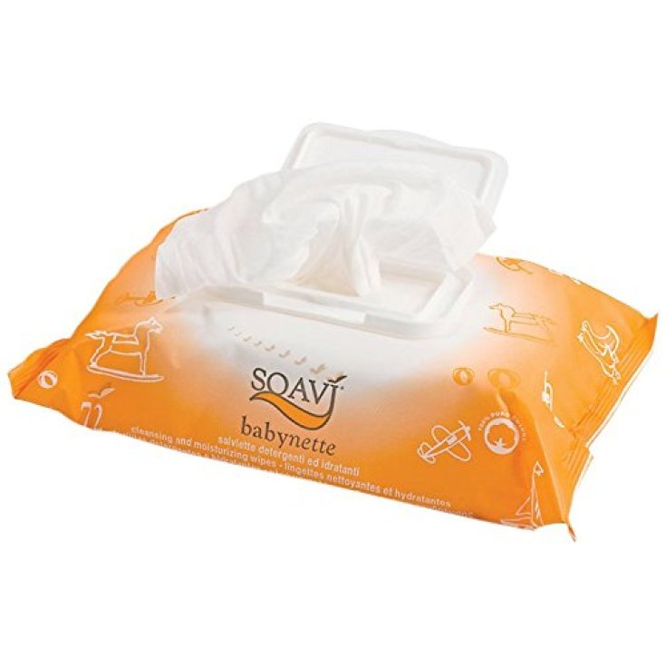 SOAVI 'WIPES BABYNETTE CAMOMILE Farmac-Zabban 72 Pieces