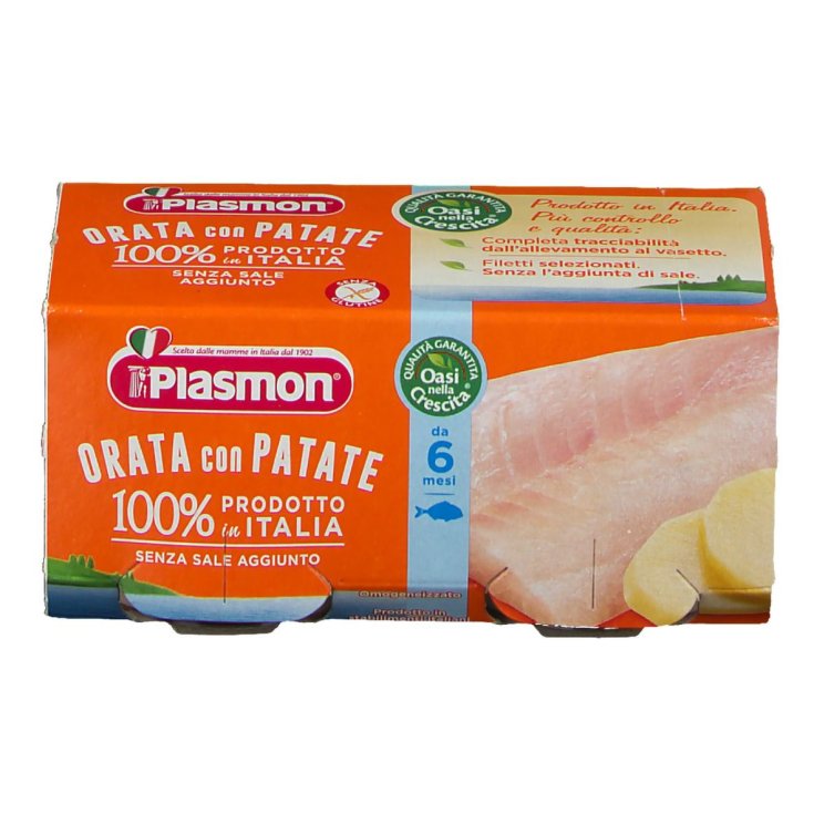 Sea Bream with Potatoes PLASMON Homogenized 4x80g