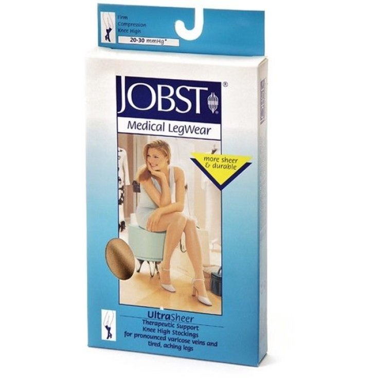 JOBST Ultra Sheer 20-30mmHg Natural Socks Size S
