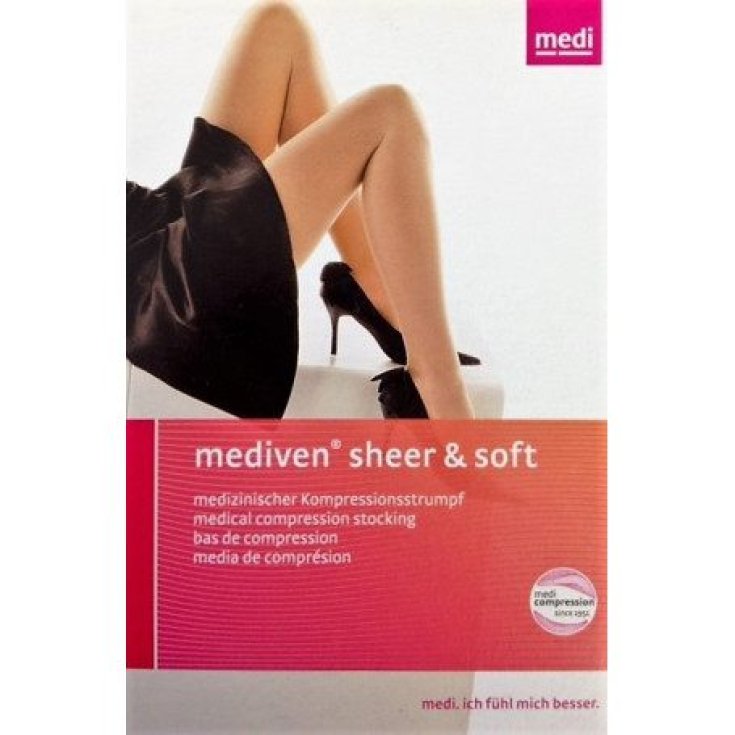 Sheer & Soft K1 435BE Tights Size 2 Beige Mediven® 1 Pair
