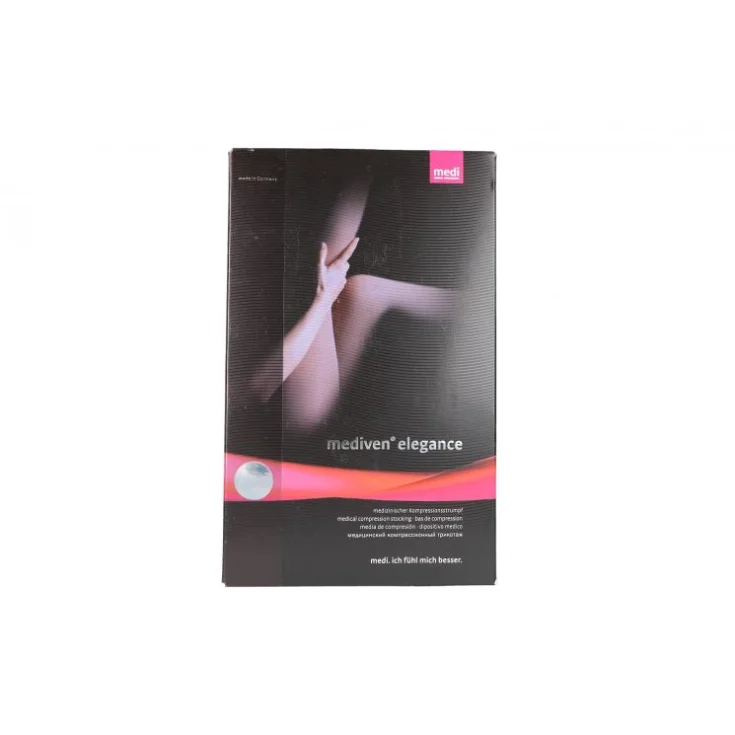 Elegance 192 KL1 Short Tights Size 4 Black Mediven® 1 Pair