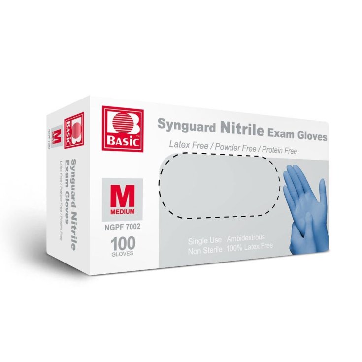 SYNGUARD Powder Free Nitrile Glove Size M