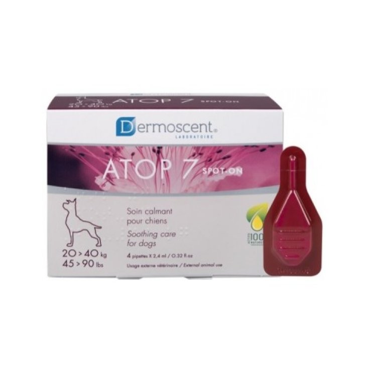 ATOP 7 SPOT-ON For Dogs and Cats 20> 40 kg DERMOSCENT® 4 PIPETTE