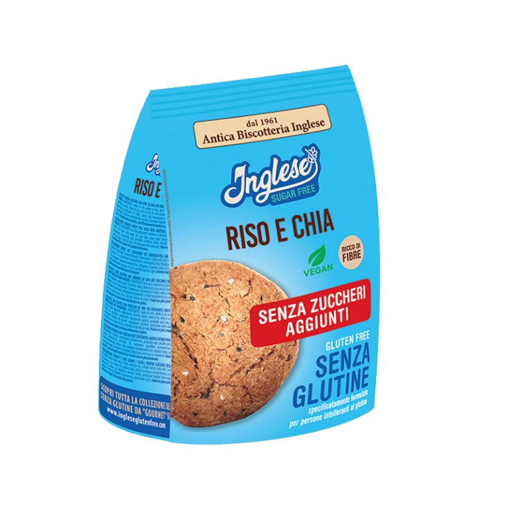 Wholewheat Biscuits Rice and Chia INGLESE 300g